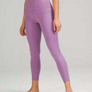 NEW Lululemon Wunder Under 25” FLUX Wisteria Purple Size 8